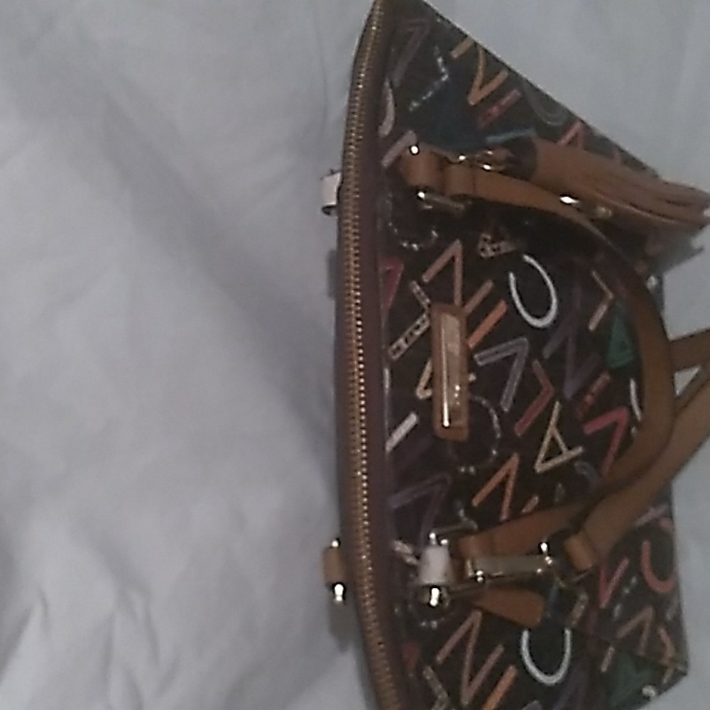 Calvin Klein Bag with Dark Background and Monogram Print (L1) - Picture 13 of 14